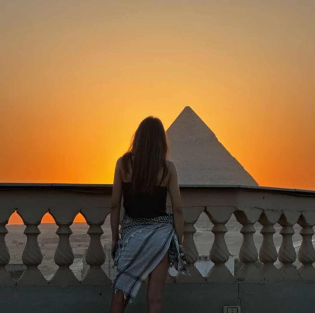 Queen Pyramids View Inn Kafrat al Jabal Exterior foto