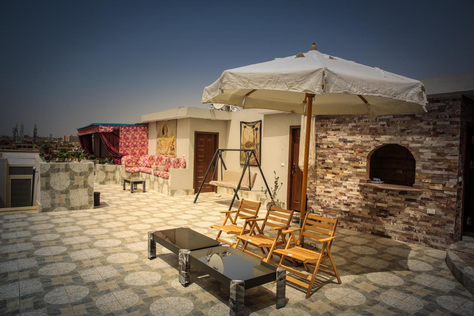 Queen Pyramids View Inn Kafrat al Jabal Exterior foto