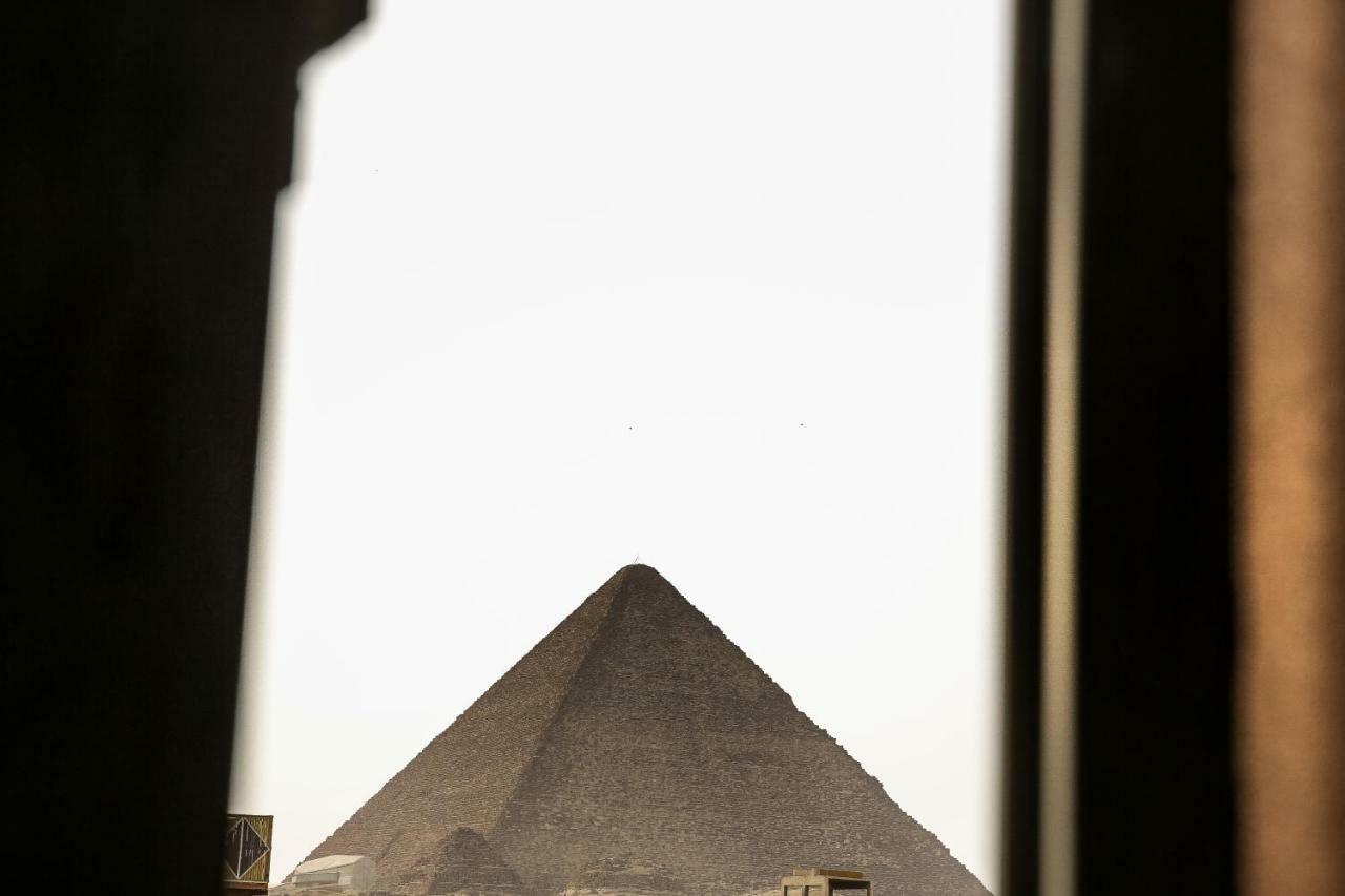 Queen Pyramids View Inn Kafrat al Jabal Exterior foto